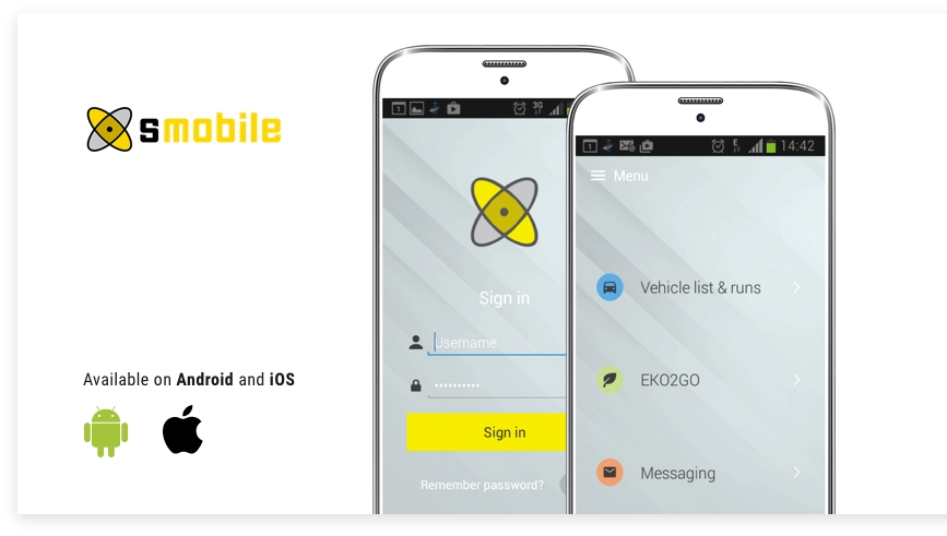 smobile app for fleet management